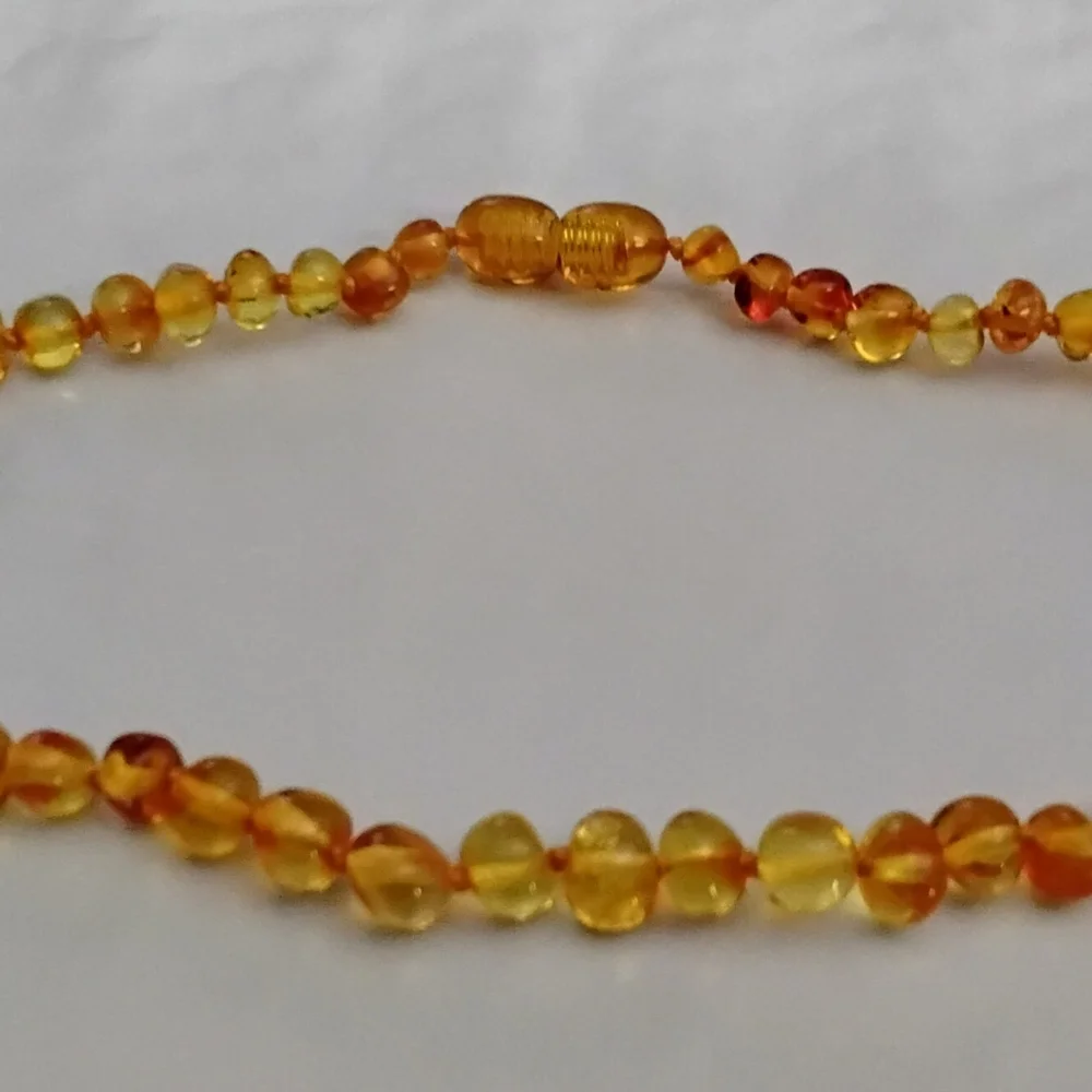 COPY - Baltic Wonder Amber Necklace 100%Certified Authentic 12.5 inches. Helps … - Picture 4 of 7